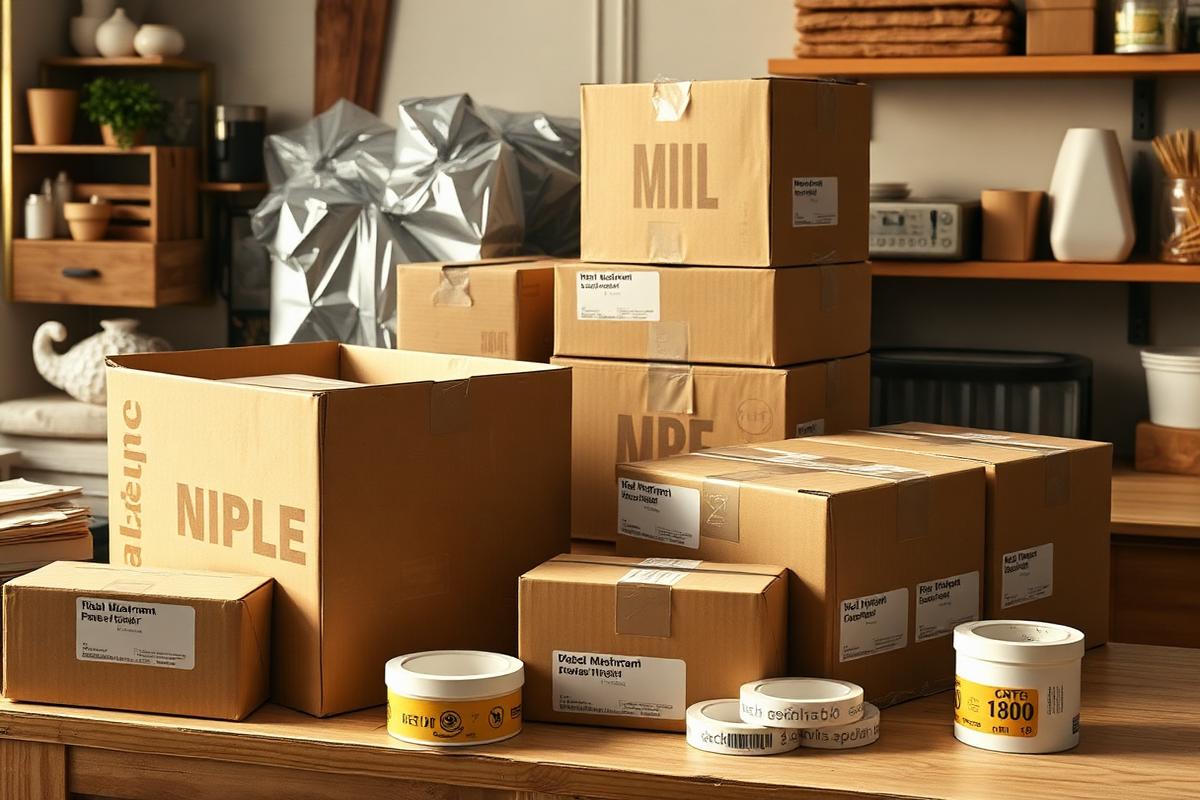 Colorado Spores orders being packed into shipping boxes at the fulfillment bench